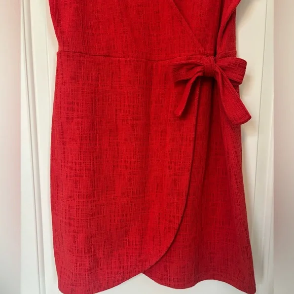 Madewell Texture & Thread Crosshatch Side-Tie Dress - Picture 3 of 8